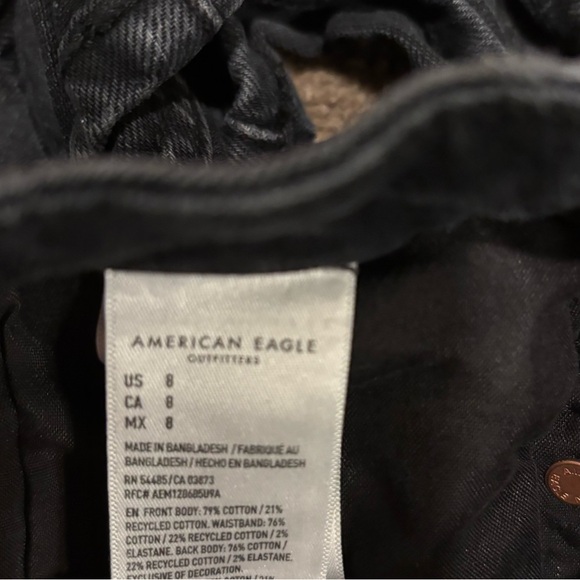 American Eagle Outfitters Dark Wash Jean Shorts - Picture 3 of 3